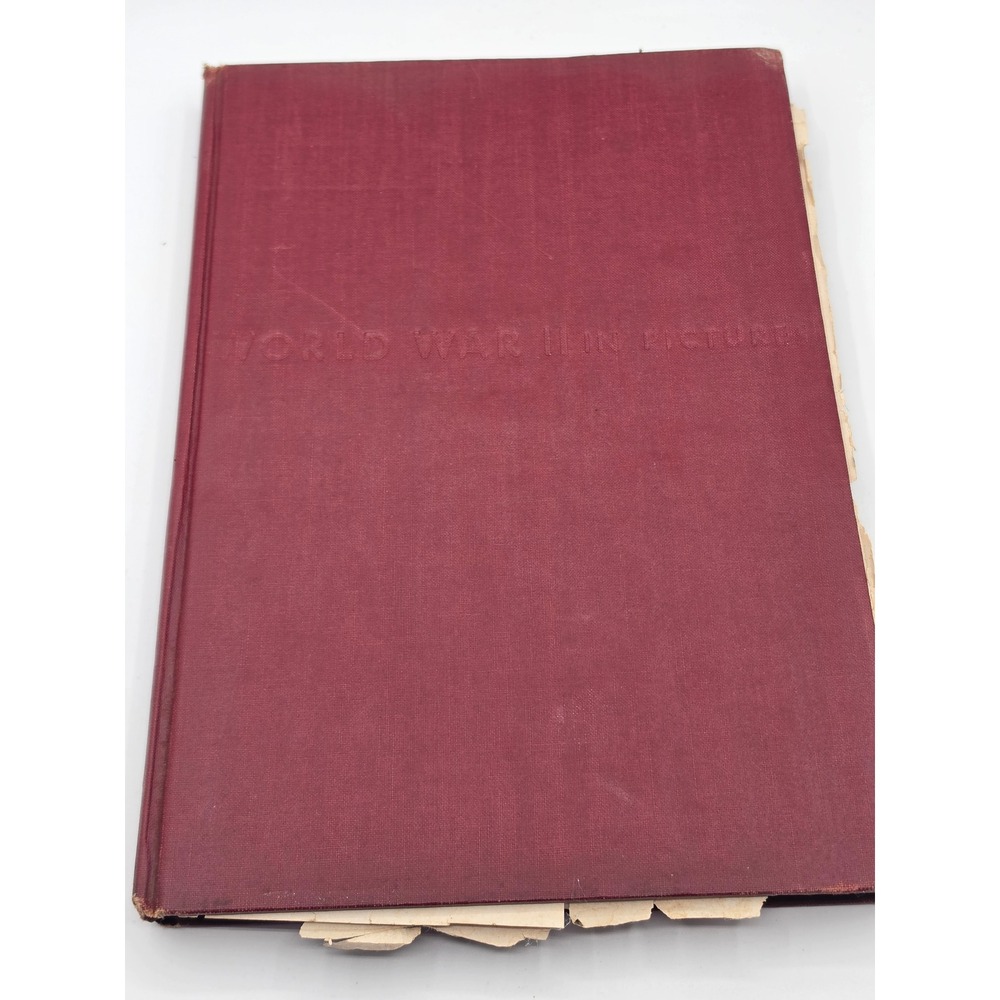 1945 World War II in Pictures Volume II Hardcover Pictorial History Book WWII